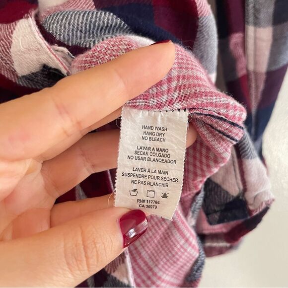 Rails Red and Blue Long Sleeve Button Down Shirt - Picture 11 of 12